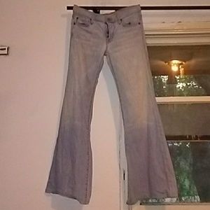 7 FOR ALL MANKIND SZ 27X31.5 SUPER FLARE EUC